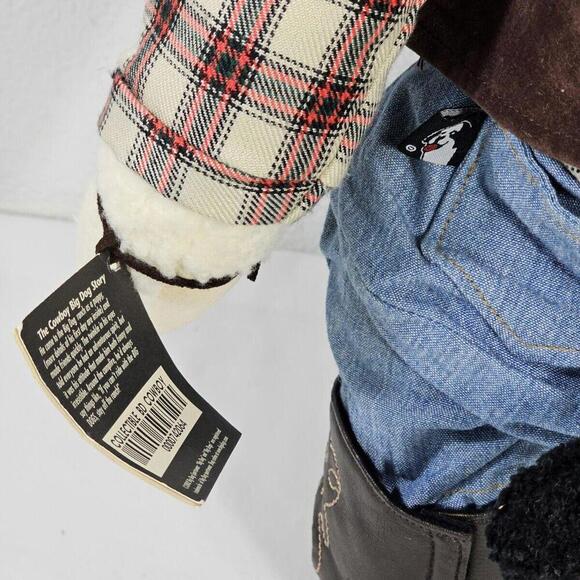 Vintage Big Dogs Limited Edition Ace Cowboy Plush 2002 "With Tags" - Picture 8 of 11